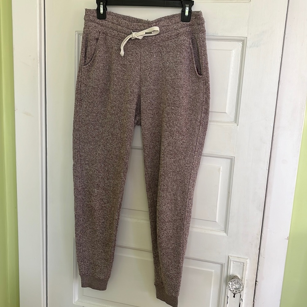 Garage Maroon Joggers - Size Medium